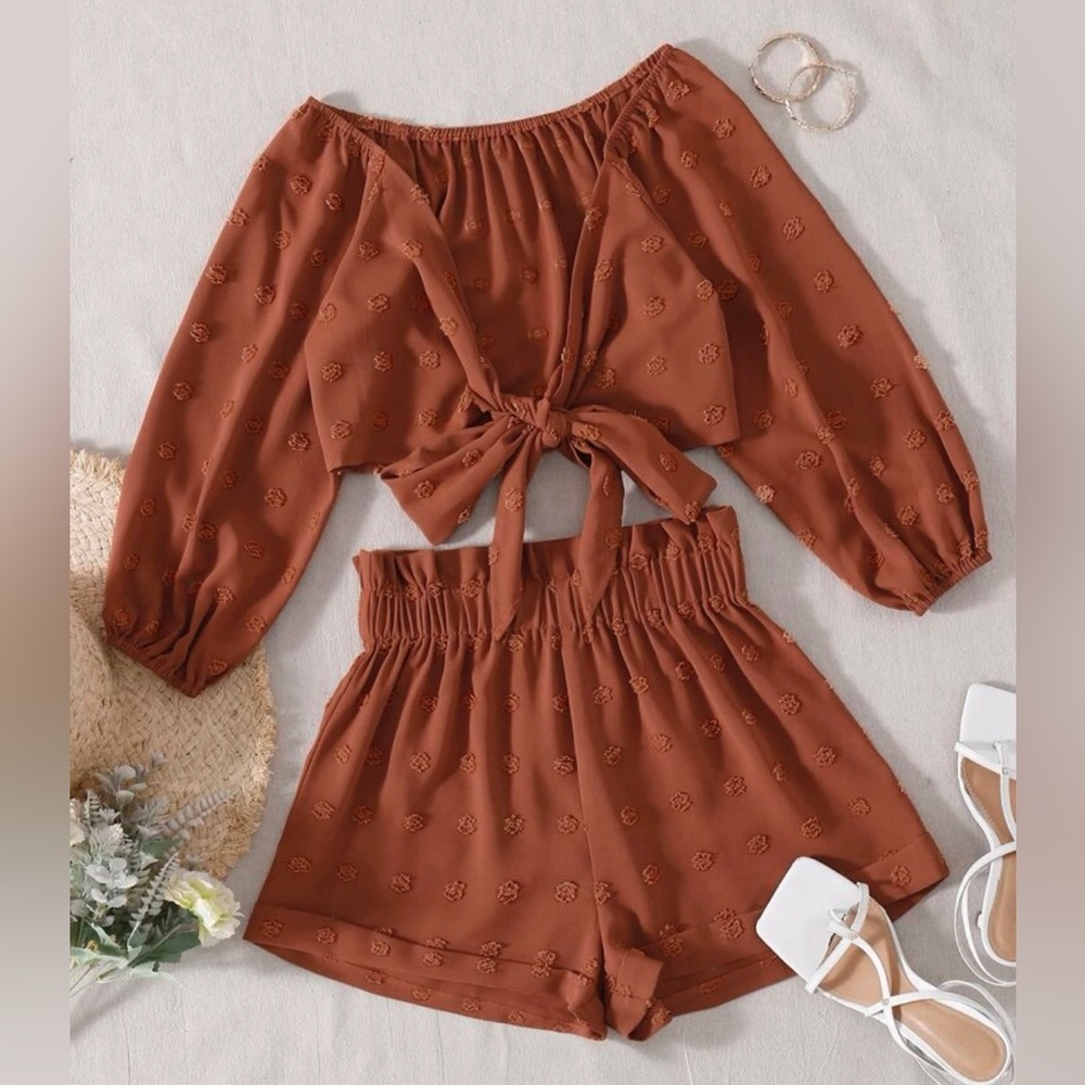 Two piece set top and bottom